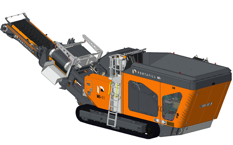 MI-11 Impact Crusher 3D Render