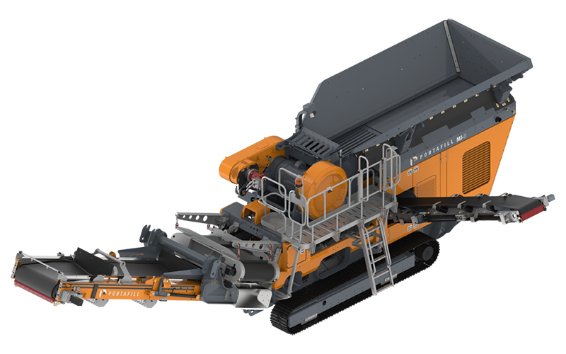 MJ-9 Jaw Crusher 3D Render
