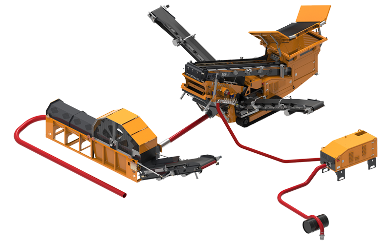 MS-3W Wash System 3D Render